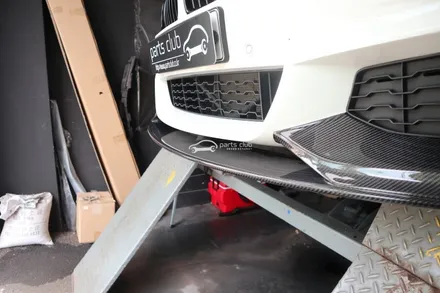 [파츠클럽] BMW F33 430i 컨버터블 카본 프론트립 사이드미러커버 교체 튜닝 / 서울 양천