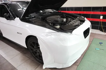[파츠클럽] BMW F10 5시리즈 520d 다이아몬드 화이트 전체랩핑 / 서울 양천