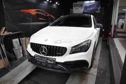 [파츠클럽] 벤츠 W117 CLA45 AMG 디스트로닉 엠블럼 장착이 가능할까? / 서울 양천