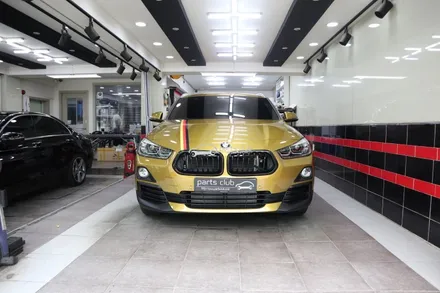 [파츠클럽] BMW F39 X2 갈바닉골드 유광블랙 키드니 그릴 교체 / 서울 양천
