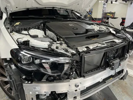 벤츠 W214 E200 앞범퍼 벌어짐 헤드라이트 단차 수정 수리 / 서울 양천 신정동