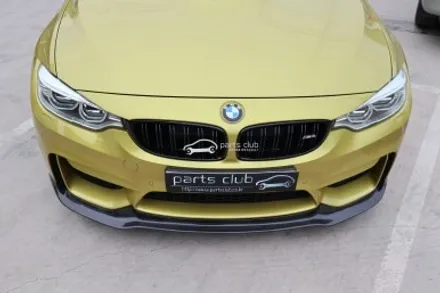 BMW F82 M4 오스틴옐로우 V타입 카본 프론트립 장착 / 서울 양천 신정동