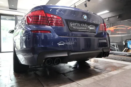 [파츠클럽] BMW 520d 듀얼배기 M5 룩 디퓨져 교체 / 서울 양천