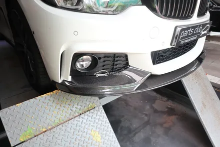 [파츠클럽] BMW F33 430i 컨버터블 카본 프론트립 사이드미러커버 교체 튜닝 / 서울 양천