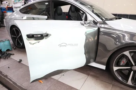 아우디 RS7 블랙크롬 전체랩핑 제거 과정 / 서울 양천