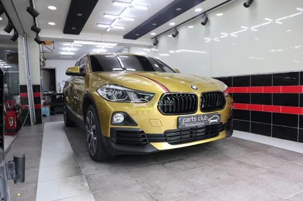 [파츠클럽] BMW F39 X2 갈바닉골드 유광블랙 키드니 그릴 교체 / 서울 양천