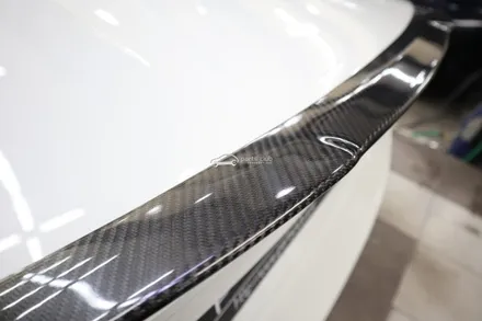 BMW F82 M4 V타입 카본 트렁크 스포일러 장착 이미지 사진 / 서울 양천
