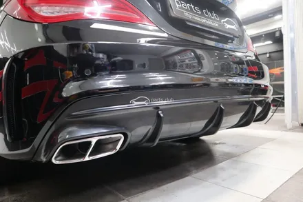 [파츠클럽] 벤츠 CLA45 AMG 뒷범퍼 교체 바디킷 튜닝 / 서울 양천