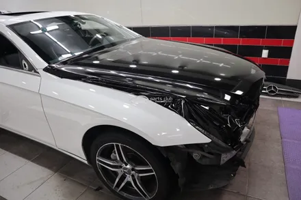 [파츠클럽] 벤츠 W219 CLS350 유광블랙 전체랩핑 다이아몬드 그릴 교체 / 서울 양천
