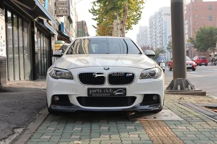 BMW F10 520d 앞범퍼 파손된 카본 프론트립 교체 장착 / 서울 양천