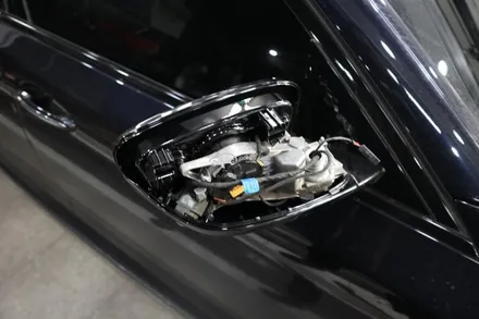 BMW G30 M550i 사이드미러 파손으로 깜박이 부품 수리 및 교체 드라이카본 M타입 뿔미러 / 서울 양천