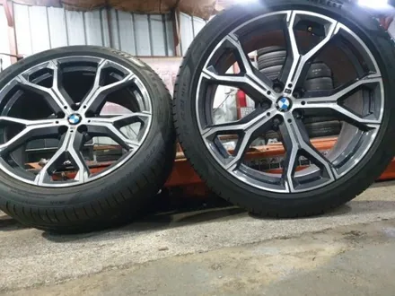 BMW X5 X6 G바디 741M팩 순정 정품 21인치 휠 한대분 래프리카 가격으로 판매합니다 / 경기 포천 소흘