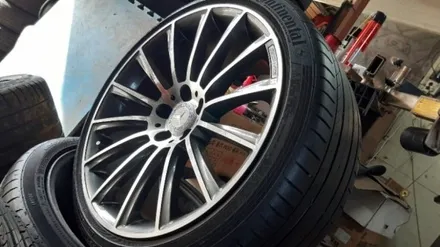 벤츠 C클래스 E클래스  장착가능한 마차 S63  AMG 19인치 휠 타이어 중고  79만윈~ / 경기 포천 소흘