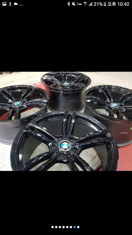 BMW  M4  19인치 래프리카  중고 휠타이어 한대분 59만원판매~ / 경기 포천 소흘