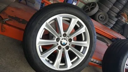 포터2 전용 BMW 17인치 정품 휠타이어 2짝 29만원 콘티넨탈 런플랫 타이어 조합 / 경기 포천 소흘