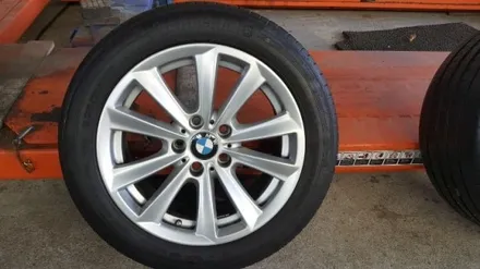 포터2 전용 BMW 17인치 정품 휠타이어 2짝 29만원 콘티넨탈 런플랫 타이어 조합 / 경기 포천 소흘