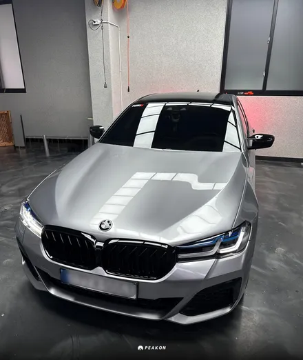 광주광역시 BMW G30 5시리즈 GT 실버 전체랩핑 광주광역시 / 광주 북구