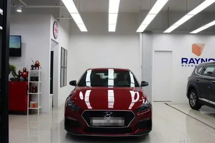 i30 N라인 파이어리레드 삼송썬팅 신차검수 블랙박스 인스톨 / 고양 덕양구 신원동