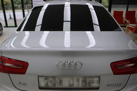 아우디A6 30TDI 썬팅 재시공 블랙박스 인스톨 몬스터틴트 ^^♡ / 고양 덕양구 신원동