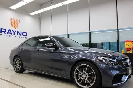 벤츠C43 AMG 레이노썬팅 크로마9 열차단필름 MONSTER TINT / 고양 덕양구 신원동