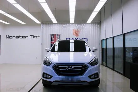 투싼ix 자동차 레이노썬팅 열차단필름 재시공 MONSTER TINT / 고양 덕양구 신원동