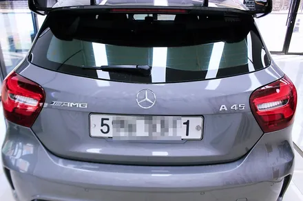 벤츠 W176 A45 AMG 전면썬팅 솔라가드 새턴 몬스터틴트 / 고양 덕양구 신원동