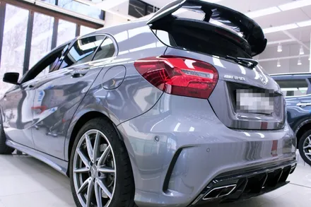 벤츠 W176 A45 AMG 전면썬팅 솔라가드 새턴 몬스터틴트 / 고양 덕양구 신원동