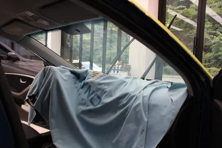 i30 자동차 전면 열차단틴팅 신원동썬팅 레이노공식대리점 신원점 / 고양 덕양구 신원동