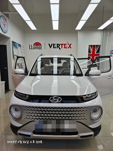 캐스퍼 신차패키지 원흥썬팅 레인보우 i55 파인뷰 블랙박스 LX7700 / 고양 덕양구 신원동