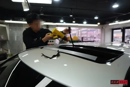 대전랩핑제거 루프스킨제거 / 대전 태평동