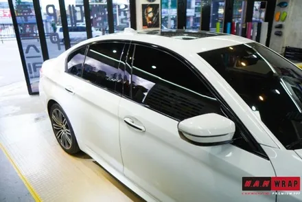 bmw520d크롬죽이기+그릴랩핑 / 대전 태평동