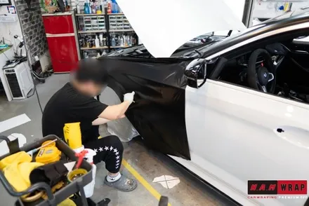 대전BMW530i전체랩핑 사틴블랙 / 대전 태평동