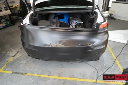 대전BMW530i전체랩핑 사틴블랙 / 대전 태평동