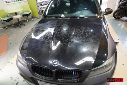 BMW 3시리즈 본넷랩핑 / 대전 태평동