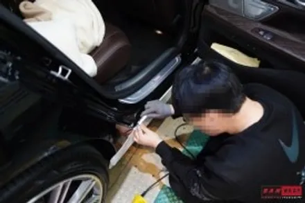 7시리즈랩핑 사틴화이트 / 대전 태평동
