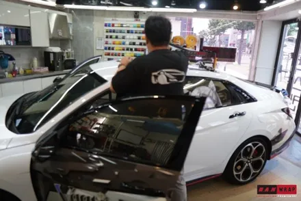랩핑제거 아반떼N / 대전 태평동