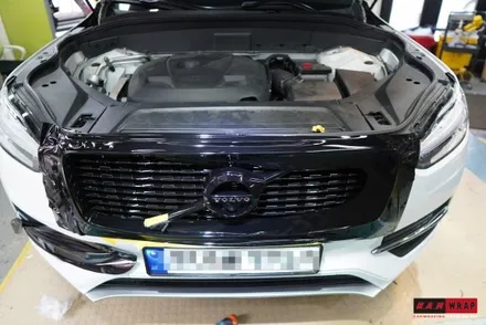 볼보xc90 크롬죽이기 그릴랩핑 / 대전 태평동