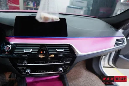 BMW 5시리즈 실내랩핑 / 대전 태평동