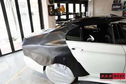 대전BMW530i전체랩핑 사틴블랙 / 대전 태평동