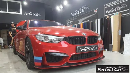 후방 테일램프 라이트필름 시공이 완벽한 퍼펙트카에서 BMW M4(F83) 컨버터블 테일렘프 라이트필름 완벽시공완료! 광명,시흥 라이트필름 잘하는 전문샵! 퍼팩트카에서 시공받으세요! / 경기 시흥