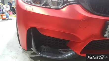 BMW M4 (F83)컨버터블 맥텍 무광크롬레드 완벽시공이 가능한 퍼펙트카! 고퀄리티의 전체랩핑 한번시공받아보세요~ 광명,시흥,부천,인천,안산,안양,오이도 지역 랩핑 강력추천! / 경기 시흥