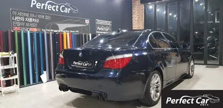광명래핑,시흥래핑,부천래핑,랩핑잘하는곳 퍼펙트카에서 BMW5시리즈 E60 전체랩핑,실내랩핑 받고 세차기분 느껴보세요~BMW임페리얼블루 색 랩핑 / 경기 시흥