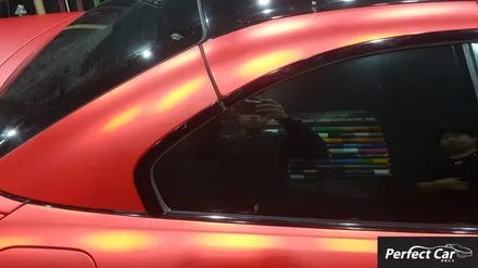 BMW M4 (F83)컨버터블 맥텍 무광크롬레드 완벽시공이 가능한 퍼펙트카! 고퀄리티의 전체랩핑 한번시공받아보세요~ 광명,시흥,부천,인천,안산,안양,오이도 지역 랩핑 강력추천! / 경기 시흥