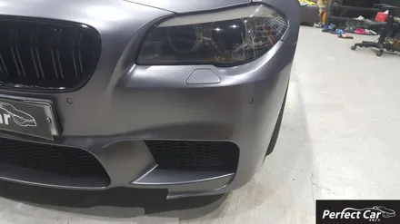 BMW 520D(F10) M5룩 3M 사틴다크그레이 전체랩핑 광명,시흥랩핑 잘하는곳 퍼펙트카에서 완벽시공 받아보세요~ / 경기 시흥