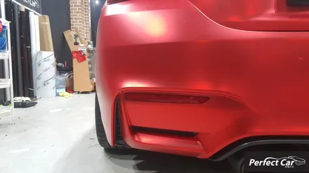 BMW M4 (F83)컨버터블 맥텍 무광크롬레드 완벽시공이 가능한 퍼펙트카! 고퀄리티의 전체랩핑 한번시공받아보세요~ 광명,시흥,부천,인천,안산,안양,오이도 지역 랩핑 강력추천! / 경기 시흥