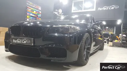BMW 520D(F10) M5룩 3M 사틴다크그레이 전체랩핑 광명,시흥랩핑 잘하는곳 퍼펙트카에서 완벽시공 받아보세요~ / 경기 시흥