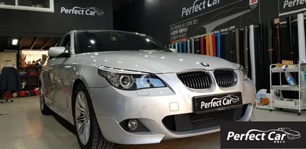 광명래핑,시흥래핑,부천래핑,랩핑잘하는곳 퍼펙트카에서 BMW5시리즈 E60 전체랩핑,실내랩핑 받고 세차기분 느껴보세요~BMW임페리얼블루 색 랩핑 / 경기 시흥