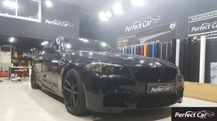 BMW 520D(F10) M5룩 3M 사틴다크그레이 전체랩핑 광명,시흥랩핑 잘하는곳 퍼펙트카에서 완벽시공 받아보세요~ / 경기 시흥