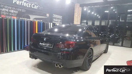 BMW 520D(F10) M5룩 3M 사틴다크그레이 전체랩핑 광명,시흥랩핑 잘하는곳 퍼펙트카에서 완벽시공 받아보세요~ / 경기 시흥
