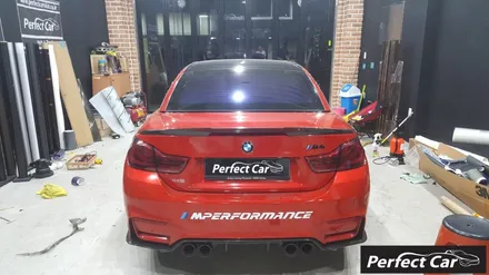 후방 테일램프 라이트필름 시공이 완벽한 퍼펙트카에서 BMW M4(F83) 컨버터블 테일렘프 라이트필름 완벽시공완료! 광명,시흥 라이트필름 잘하는 전문샵! 퍼팩트카에서 시공받으세요! / 경기 시흥